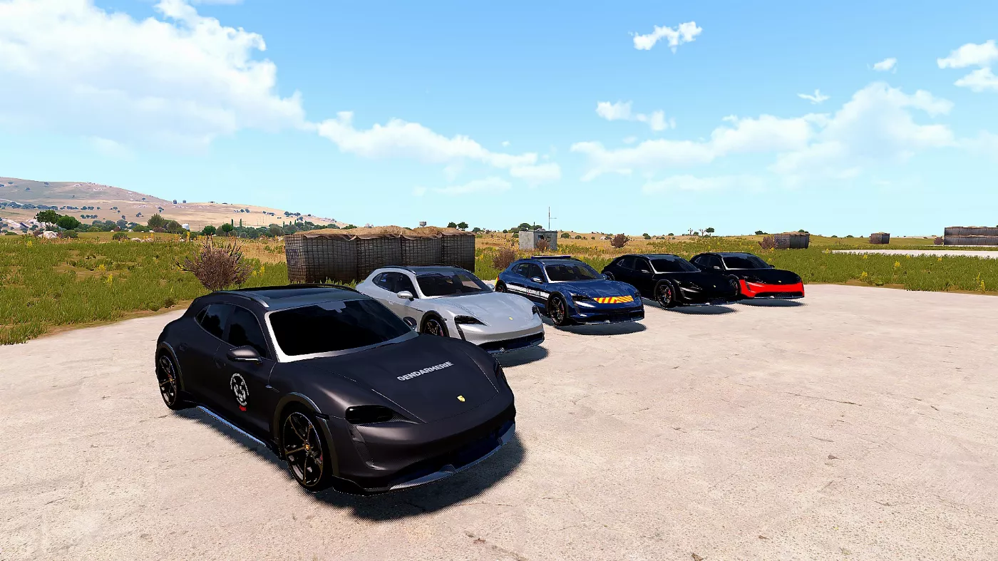 Mod Arma 3 Porsche Taycan Turismo